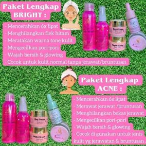 Paket Midle Skincare MBC Mbeauty Isi 4 Whitening WIth DNA UV Filter DNA Harga Ekonomis Bisa COD