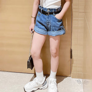 Rolanko 4-14 Years Kids Summer Jeans Shorts Children Denim Shorts Classic Style