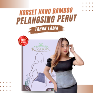 KERATON BUKAN Mamaway Korset Pelangsing Pasca Melahirkan -Nano Bamboo Terlaris!!! Postpartum Adjustable Corset Korset Nano Bamboo Corset Ibu melahirkan caesar/normal Pelangsing Perut Buncit FAST SLIM Antibakteri dengan Infrared Ori Keraton