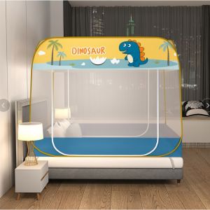 Mosquito net King 1.8m (6ft) Queen 1.5M (5FT) anti-fall children foldable zipper mosquito net