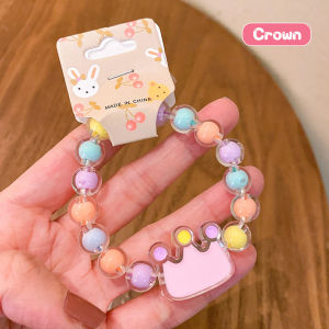 Mumystation Gelang Manik Manik Anak Motif Kartun Gelang Tangan Manik Kristal Fashion Aksesoris Lucu