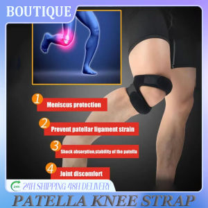 QUIVLOX Plus Size Dual Patella Knee StrapsKnee Brace Patella Stabilizer for Pain Relief Running TennisJumping Arthritis Tendonitis