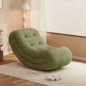 [CozyNest ]Rocking Chair Recliner Sofa Living Room Single Small Household Caterpillar Leisure Chair Lazy Sofa Chair