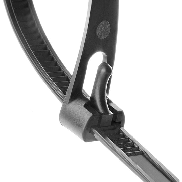 Releasable Zip Ties 12Inch Heavy Duty Zip Tie Thick Black Cable Ties 100Lb Tensile Strength