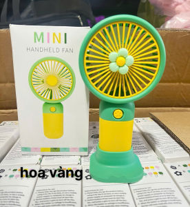 Quạt Cầm Tay Mini Quạt Tích Điện Hình Bông Hoa Dễ Thương Siêu Mạnh 4 Màu Sắc quạt quạt usb bàn gấp gọn quạt để bàn quạt bàn quạt mini quạt cầm tay quạt mini cầm tay quạt