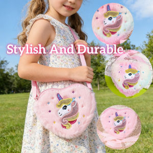 AILEBE Kids Wallet Cute Coin Purse Keychain Korean Fashion Kawaii Design High-Quality Durable Material Well-Organized Compartments Versatile Cute Gift For Girls Adjustable Mini Wallet For Kids