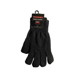 [ Rp 80.000 / Lusin (12 Pasang) harga GROSIR ] SARUNG TANGAN  BERKENDARA SEPEDA MOTOR BAHAN RAJUT WARNA HITAM POLOS MODEL SETENGAH JARI / BUNTUNG  DAN FULL JARI