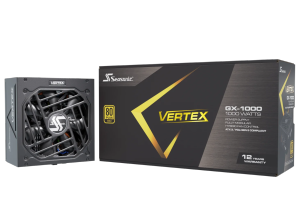 SEASONIC VERTEX GX-750 / GX-850 / GX-1000 ATX 3.1 / PCIE GEN 5.1 POWER SUPPLY 80 PLUS GOLD