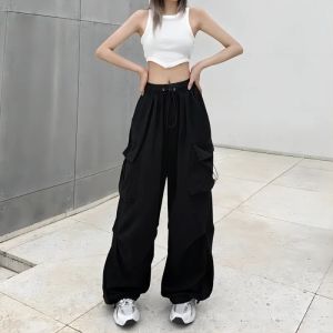 ZIANER - Cargo Pants Wanita Highwaist Loose Pants Korean Style Jumbo - Celana Cargo Wanita Terbaru