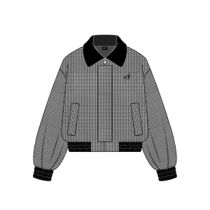 Áo khoác bomber sọc caro KYOMI - KILL SYSTEM