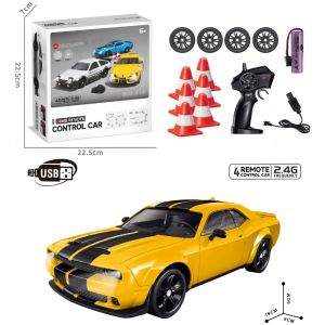 [NEW] RC Drift Car 1/24 Master Drift Car Supra SRT Dogde Car 2.4GHz 4WD High Speed Racing Sport Car with LED Lights