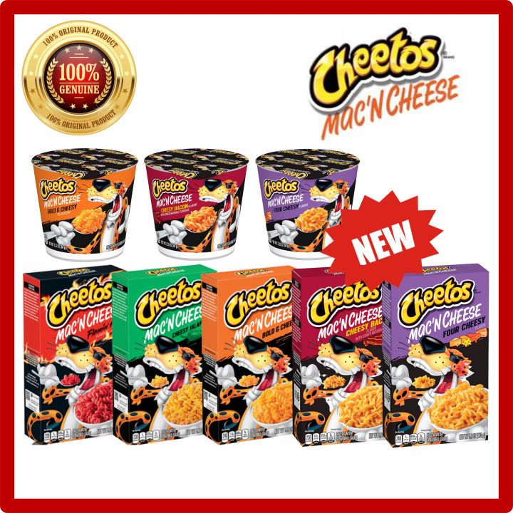[Cheetos] Mac'N Cheese & Cup / Macaroni Spicy Pasta / Bold & Cheesy