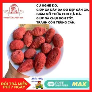 Nghệ đỏ cho gà đá bao nguyên chất nghệ củ cho gà to đẹp