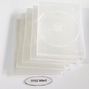 Hộp đựng đĩa CD DVD nhựa trắng / Hộp đựng 2 đĩa