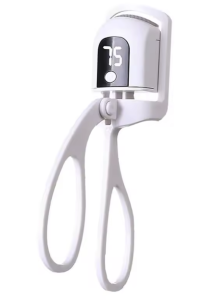 Pro Precision Electric Heated Eyelash Curler | Smart Digital Lash Curler with LED Display 3 Adjustable Heat Levels 65°C/75°C/85°C 15s Fast Heating Long-Lasting Natural Curl Up to 24H Safe Anti-Scald Silicone Pad Portable Rechargeable Eyelash Curler f