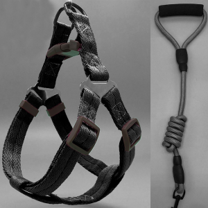 Dog Leash Pet Leash Dog Harness&Denim Adjustable Leash Belt Traction Leash For Small/Medium/Large