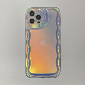 Soft Case Hologram X XS 11 12 13 14 PRO MAX Fairy Matte Gradasi Laser Case Cute Korean Silicone Softcase Shockproof Pillow Case