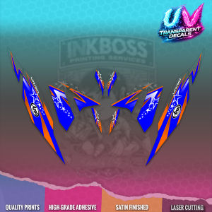 CLICK 125 V4 UV TRANSPARENT VARIO DECALS (2026 ARAI STARLINE) MotoKits By Inkboss Creations