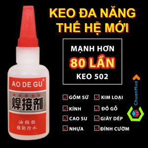 Keo dán siêu dính đa năng dán tốt mọi loại vật liệu kim loại gỗ thủy tinh nhựa.. ( Dán tốt hơn Keo 502 ) | ChuanMua GDB100