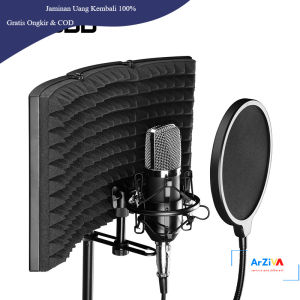 RODD Microphone Three-door Soundproof Wind Screen Noise Reduction - HN15