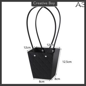 [Creative] Portable Flower Packaging Box Wedding Decoration Gift Bag Handbag Valentines Day Birthday Party Decor DIY Bouquet Packaging