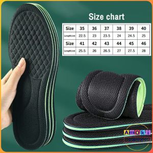 Amoki Cotton Insoles for Shoes Deodorization Sweat Absorption Insert Sport Shoes Running Pads