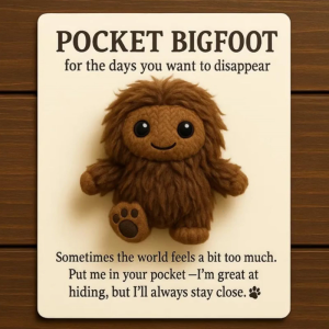 Bibig chân lông ít khuyến khích 2026 mới Clasp tích cực sasquatchs động vật bằng nhung nhỏ dễ thương hỗ trợ đạo đức truyền cảm hứng món quà búp bê tiệc tốt nghiệp sasquatchs bên ủng hộ