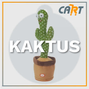 CART Boneka Pintar Kaktus Joget Dancing Cactus Toy Joged Menirukan Suara