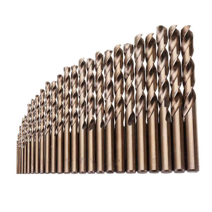 19pcs/25pcs set HSS Cobalt Drill Bit for Hardened Metal & Stainless ...