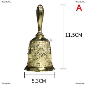 [COD] WANGJIA Retro Metalen Tone Hand Bell Hand Held Craft Bruiloft Decoratie Alarm Bell