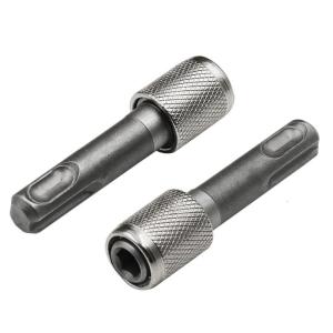 2Pcs 1/4inch Hexagonal Shank Socket Adapter Reducers Set Extension Set Socket Drill Adapter Power Drill Nut Driver Tool