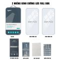 Kính cường lực Iphone 16 Pro Max / 15 Pro Max / 14 Plus / 13 Mini / 12 Pro / 11 / Xs full màn hình trong suốt hãng GOR. 
