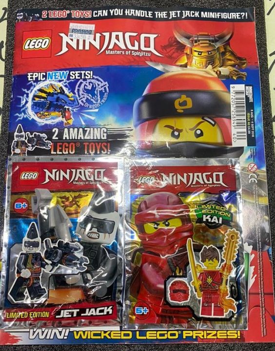 LEGO MAGAZINE NINJAGO Activity Book Issue 40 with Jet Jack Kai