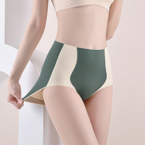 Postpartum High Waist Tummy Control Shapewear Hip-lifting color splicing panties