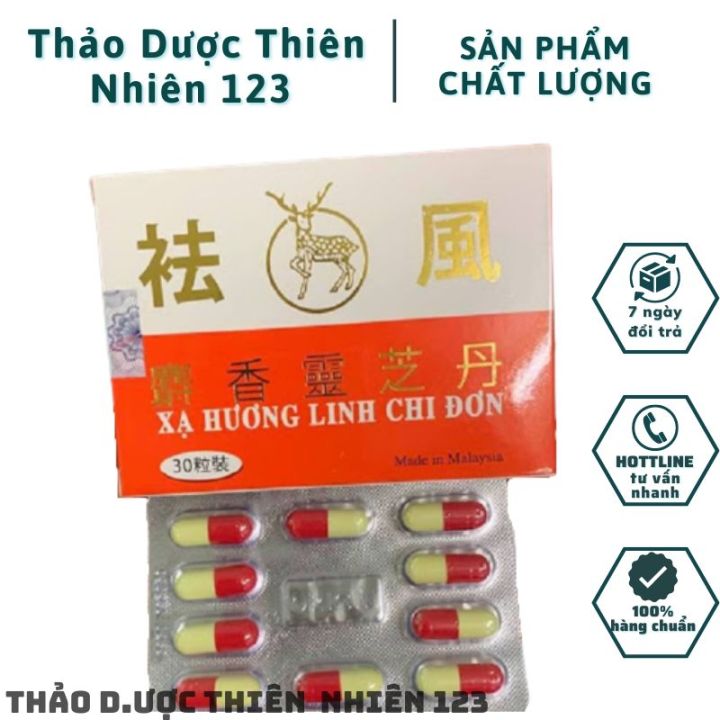 XẠ HƯƠNG LINH CHI ĐƠN 30 VIÊN (LIN CHEE TAN) – HỖ TRỢ CÁC VẤN ĐỀ VỀ X ...