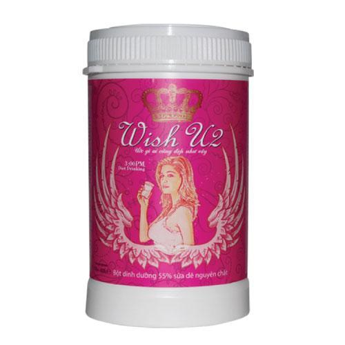 Sữa dê Hà Lan - Dành cho phụ nữ đẹp da giữ dáng - 425g - Hiệu wishu2 - Tặng ngay hộp sữa dê Mỹ Made in USA trị giá 250.000