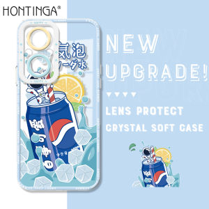 Hontinga Ốp Ốp cho OPPO reno8 Z reno7 Z reno8z reno7z RENO 8Z 7Z 5g A96 5g Ốp lưng cao su bọc hoàn toàn silicon mềm uống mùa hè dễ thương Ốp trong suốt xuyên thấu vỏ bọc Ốp điện thoại mềm