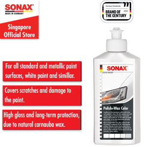 Sonax Polish + Wax Color (White) 250ml