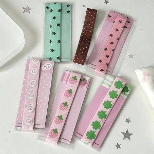 MISSUP Adjustable Notebook Straps Cute Star DIY Decoration Binder Strap Creative Loose-leaf Notebook Band Binding Rope for A7 M5 Planner Notebook