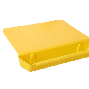 JustLiving 2 in 1 Cutting Board Non-Slip Detachable Chopping Board and Food Container Multi-functional Plastic Chopping Board with Vegetable Trough Home Kitchen Items