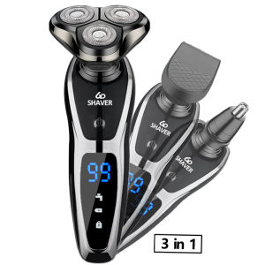 AE Electric rechargeable shaver for men portable fully washable ultra-clean hair trimmer nose hair trimmer three-in-one razor