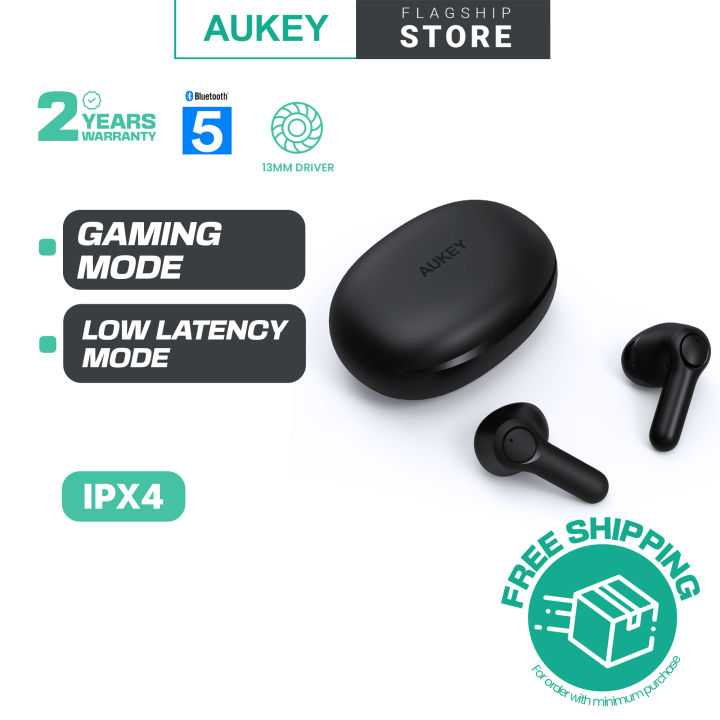 Aukey EP-T33 BT5.0 Gaming Low Latency True Wireless Earbuds TWS With ...