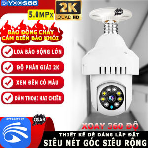 Camera IP YooSee PTZ 4G 2 MẮT 8MPX Dùng SIM 4G Xem 2 Màn Hình Cùng Lúc Zoom 10X Xem Đêm Có Màu Góc Siêu Rộng Xoay 360 Độ
