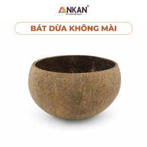 Bát Gáo Dừa Mộc Ăn Salad Ngũ Cốc Trái Cây – Chén Gáo Dừa Tự Nhiên ANKAN