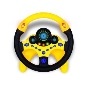 Ready Stock Baby Steering Wheel Musical Instruments Sound Simulation Electric Toys for Child Fashionable Parent-child Interactive Toy