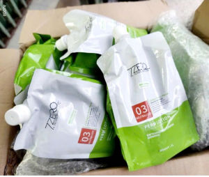 Dập duỗi dập ép SEVE ZERO dạng kem  sử dụng định hình cho tóc thẳng.1000ml