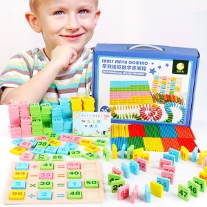Bộ Giáo Cụ Montessori Que Tính Và Thẻ Ghép Số Học Toán Cho Bé