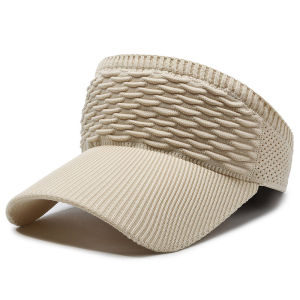 Elle Women Summer Outdoor Beach Sunscreen Knitted Sun Hat