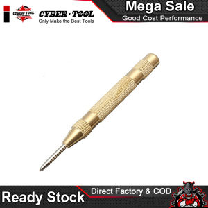 Spring Loaded Automatic Center Punch Drill Locator Tool for Metal Glass Wood – Window Breaker Dent Marker
