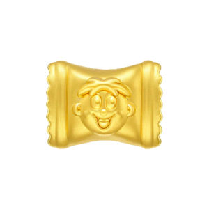 CTS Want Want Co-branded Series 24K 999 Solid Gold Lucky Blessing Charm For Ramadan Gifts CHOW TAI SENG 周大生 G1QB01662CH (Free Bracelet Rope)